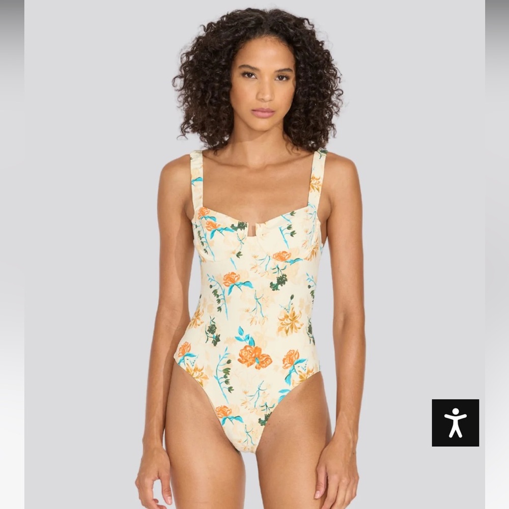 Solid & Striped Verona One Piece Brule Multi Floral NWT